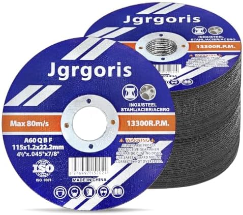 4-1/2 Cut Off Wheel, 50 Pack x.045 x7/8" Cutting Wheel Disc