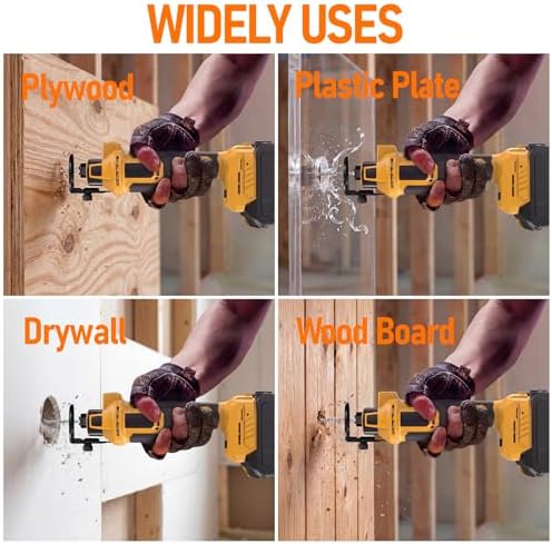 Cordless Drywall Cut-Out Tool Fit for Dewalt 20V Battery(No Battery)