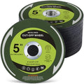 50 PCS Cut Off Wheels 5" x.040 x7/8" Cutting Discs for Angle Grinders 5 Inch Metal and Stainless Steel Cutting Wheel