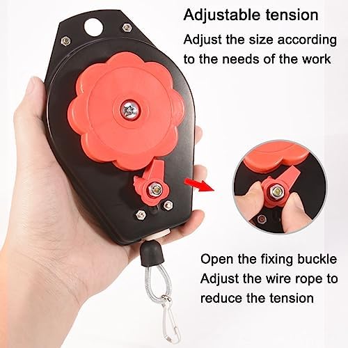 1pcs Retractable Spring Balancer for Tools - Adjustable Tension Tool Hanging System for Assembly Line, Factory, and Workshop Use(1.5-3kg)