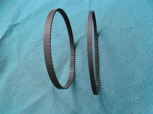 Replacement For Compatible With 2 DRIVE BELTS FOR HARBOR FREIGHT 191511E-B OSCILLATING EDGE BELT SPINDLE SANDER