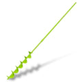 TCBWFY 2x32 Inch Auger Drill Bit for Planting - Long Handle Easy Planter Garden Auger - Bulb & Bedding Plant Augers - Post Hole Digger for 3/8”Hex Drive Drill
