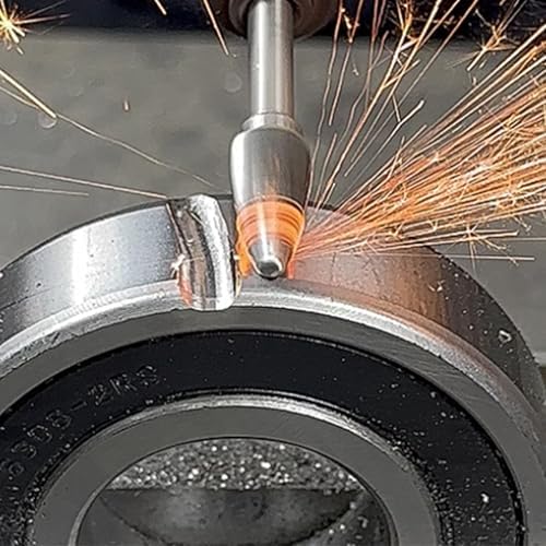 5Pcs/set 1/2 Dia.Inverted Cone Burrs Heavy Duty Solid Carbide Grinding Heads Chamfering Abrasion Industrial Deburring Rotary Tools for Inverted Angle Holes Dovetailed Slots.