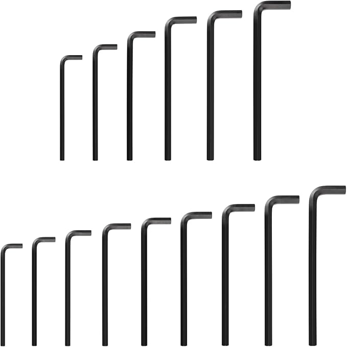TEKTON Flat End Hex L-Key Set, 15-Piece | KLX90301 | (7/16 - 3/4 in., 11 - 19 mm), Manganese Phosphate Finish