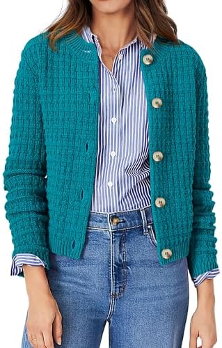 PRETTYGARDEN Women's Fall Lightweight Cardigan Sweaters