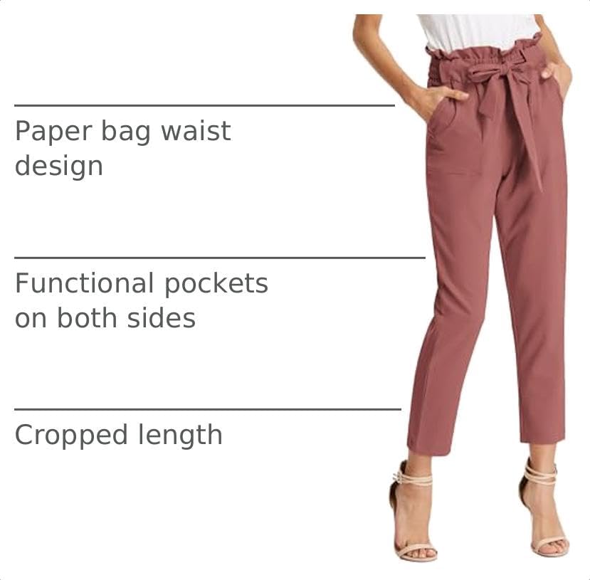 GRACE KARIN Women Work Pants, High Waist Dressy Trousers Business Casual