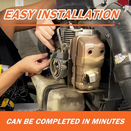 Piston and Cylinder Kit for Echo pb8010t pb-8010 pb9010t pb9010h pb9010 pb-9010 pb8010 Backpack Blower Replace P100006300 P100012460 P100008020 P100008021（no Crankshaft）
