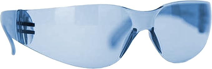BISON LIFE Clear Safety Glasses – ANSI Z87.1 Scratch & Impact Resistant Wrap Around Eye Protection Goggles for Men & Women