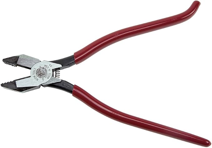 Klein Tools Linesman Pliers + Tie Wire Reel Pad
