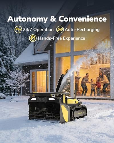 YARBO 2-Stage 24/7 Automated Robot Snow Blower with Modular Design