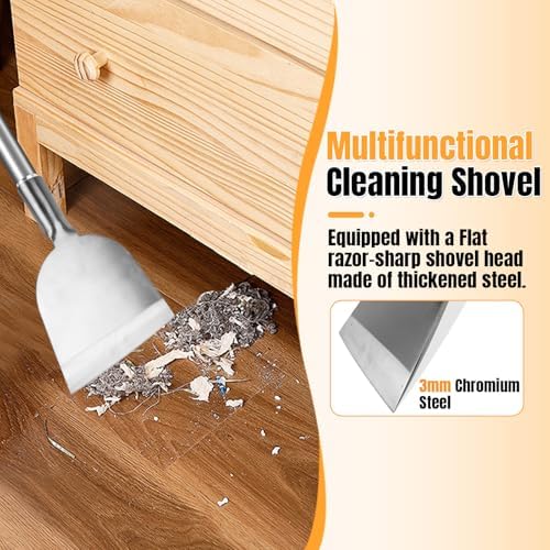 Floor Scraper Long Handle Multifunctional Cleaning Shovels Flat Head