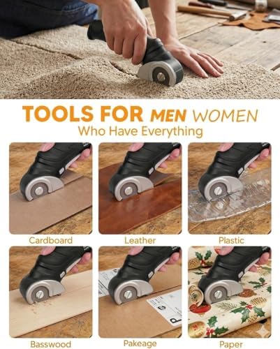 Electric Box Cutter Cardboard Cutter Christmas Stocking Stuffers for Men