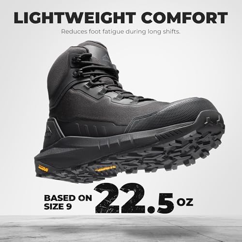 NORTIV 8 Men's Composite Toe Work Boots Slip Resistant