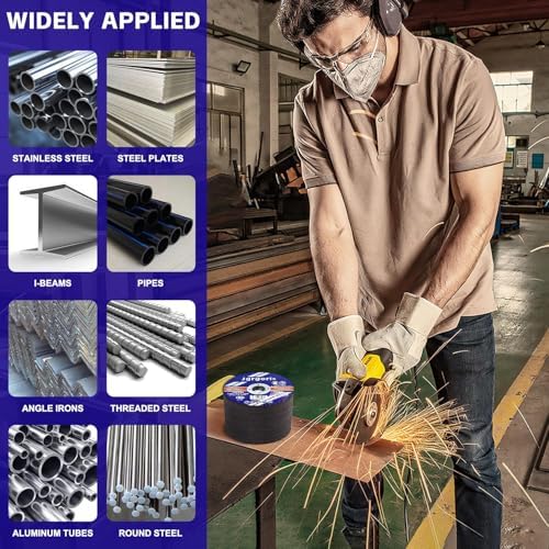 Cut-Off Wheels 4 1/2 x 7/8 for Metal & Stainless Steel 200 Pack