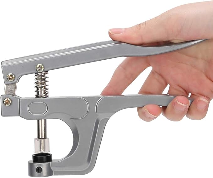 Rivet Press, No Disassembly Required Durable Lightweight and Portable Aluminum Material Snap Installation Tool for Leather Crafting for Sewing Clothing