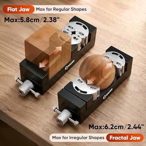 Saker Fractal Vise-Mini Vise Clamp Bench Vise/Drill Press Vise