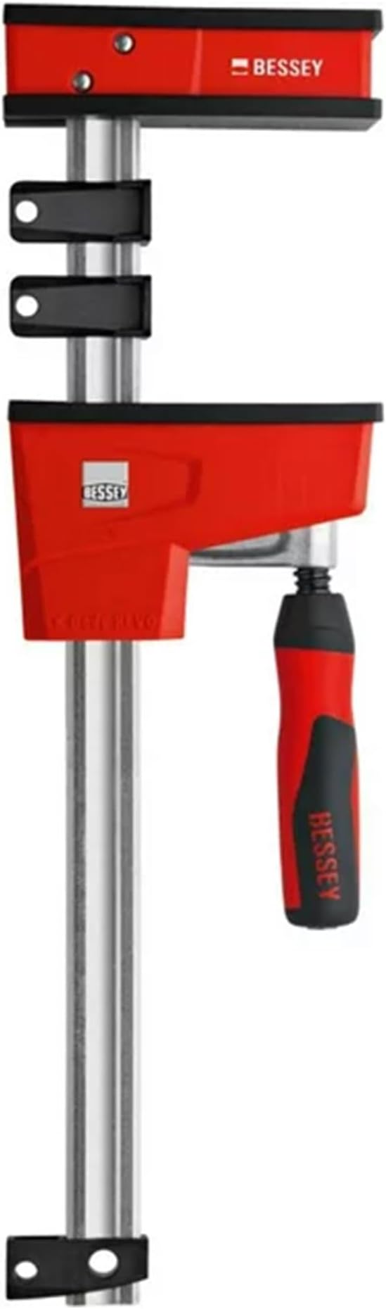 BESSEY K Body Revo 24 Inch Steel Ergonomic Parallel Bar Accessory Tool Clamp Kit with 2 Handles for Woodworking, Cabinetry, and Case Work, KRE3524