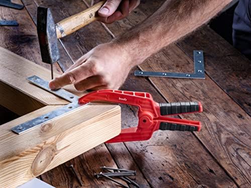 kwb Long Span 75mm Spring Clamp Heavy Duty Spring Heavy Duty Plastic Clamp for Wood and Glue Work