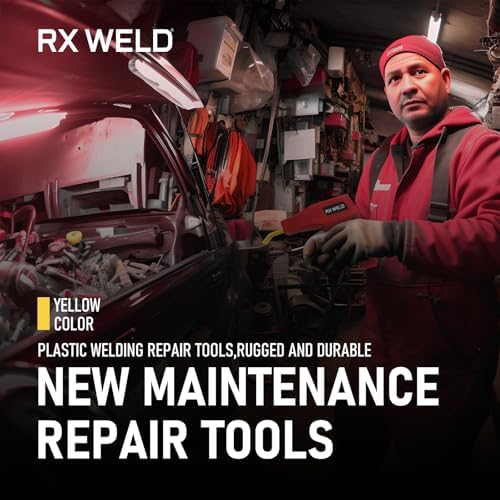 RX WELD 2-in-1 Plastic Welder, 1000PCS Hot Stapler Repair Kit