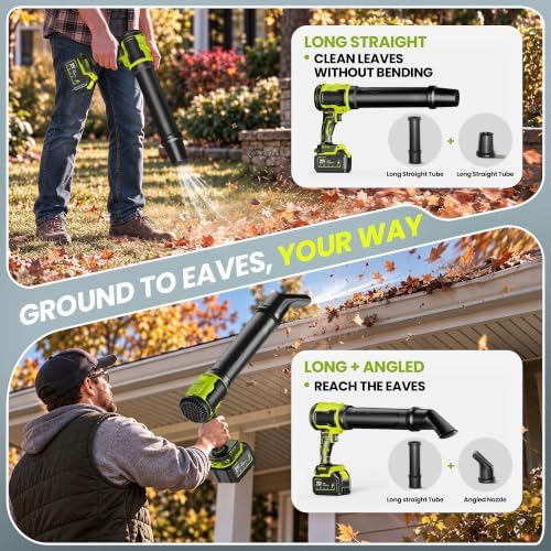 Cordless Leaf Blower, Lightweight Handheld Blowers for Lawn Care