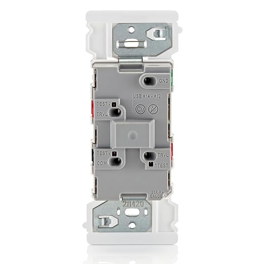 Leviton Lever Edge 15 Amp 3-Way Rocker Switch, E5603-MW, White | (Pack of 40)