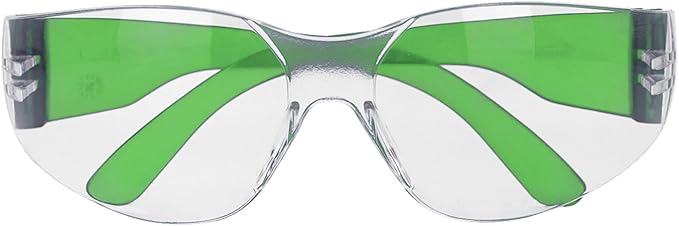 BISON LIFE Clear Safety Glasses – ANSI Z87.1 Scratch & Impact Resistant Wrap Around Eye Protection Goggles for Men & Women