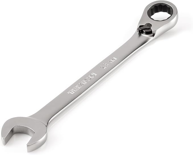 TEKTON 23 mm Reversible Ratcheting Combination Wrench | WRC23423 | 12-Point