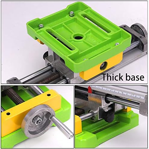 MYSWEETY Multifunction Worktable Milling Working Cross Table Milling Machine Compound Drilling Slide Table For Bench Drill Adjustme X-Y (6350 SIZE)