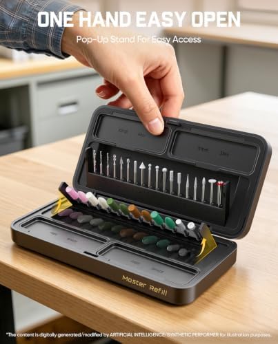Fanttik Master Refill 42Pcs 3/32" Rotary Tool Accessories Kit for F2 Master