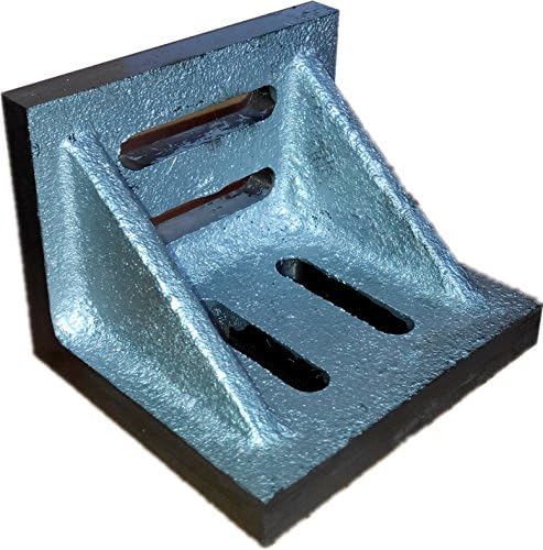 HHIP 3402-0301 3-1/2" x 3" x 2-1/2" Slotted Angle Plate, Webbed