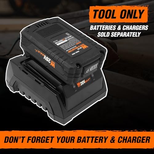 WEN 20418BT 20V Max Cordless Belt Sander, Variable Speed, Handheld and Portable (Tool Only - Battery Not Included)