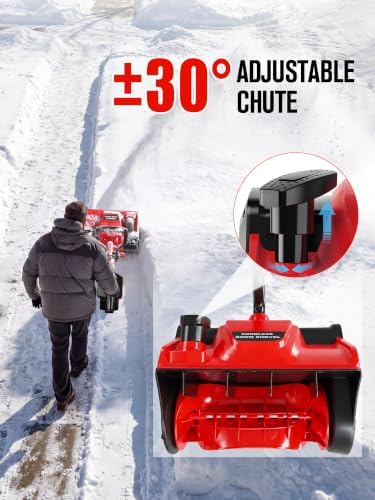 HEINPRO Cordless Snow Shovel Compatible with Milwaukee M18 Battery