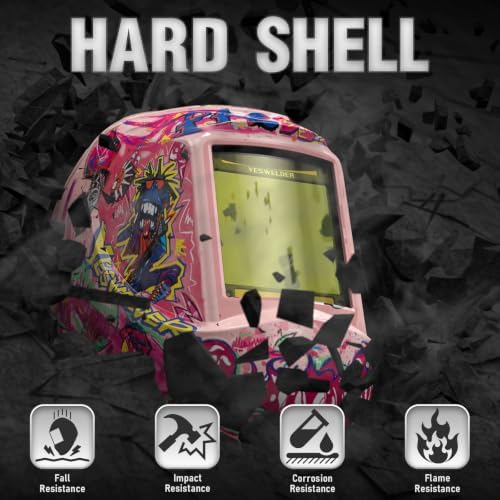 YESWELDER Auto Darkening Welding Helmet, Large View, LYG-M800H-PK