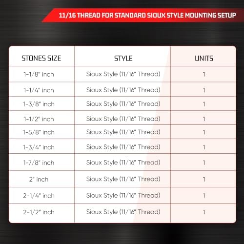 Sioux Valve Seat Grinding Stones with Holder & Star Drive, 11 Pcs