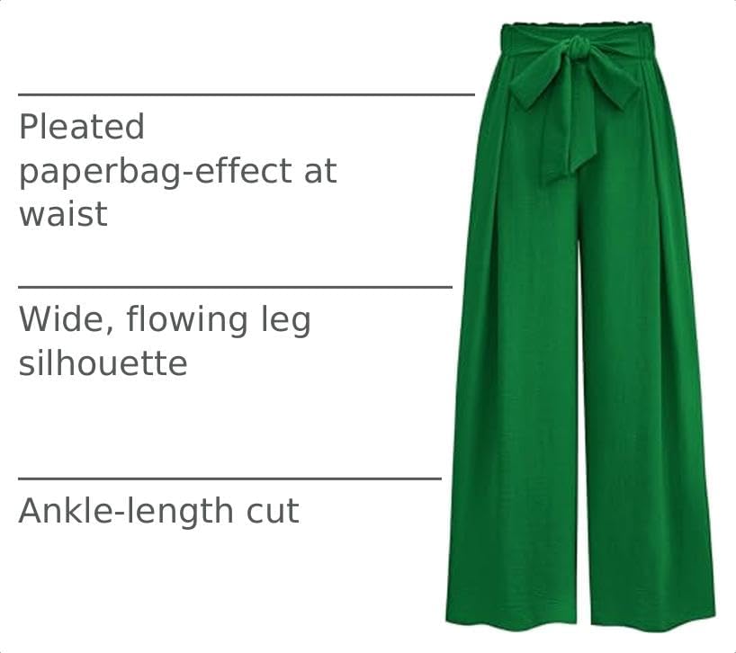 PRETTYGARDEN Women's Palazzo Wide Leg Work Dress Pants