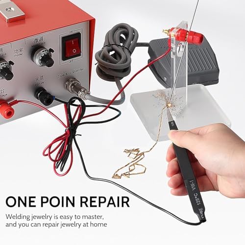30A Jewelry Micro Welder for 0.4-1mm Fine Wire, Foot Pedal Control