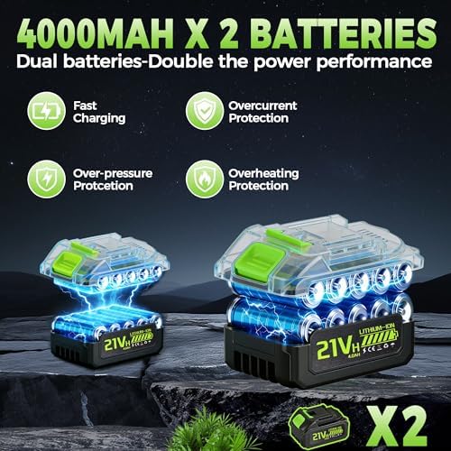 Electric Blower Cordless Green