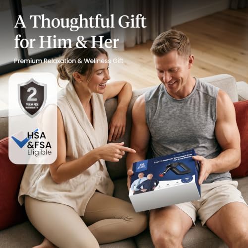 BOB AND BRAD D6 Ultra Max Massage Gun 8-16mm Adjustable Amplitude and Infrared Light, Deep Tissue Percussion Professional Muscle Massager for Athletes, FSA Eligible & HSA Approved
