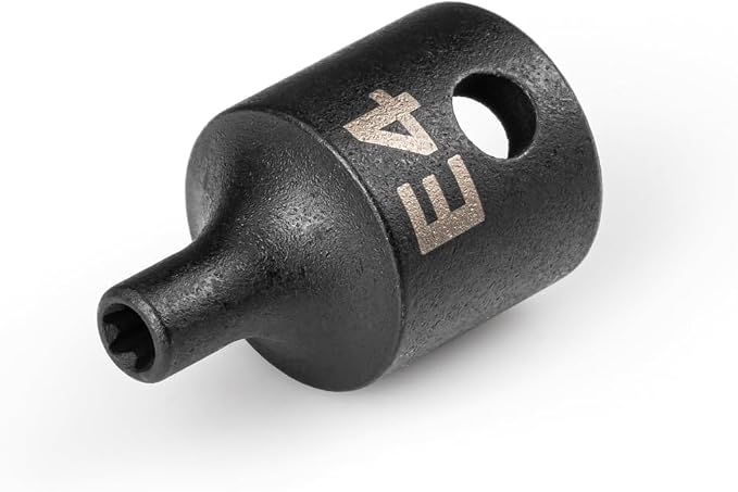 TEKTON 3/8 Inch Drive x E4 External Star Impact Socket | SID12404 | Shallow