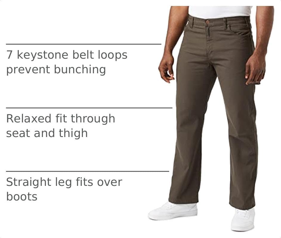Dickies Men's Relaxed Fit Heavyweight Duck Carpenter Pants