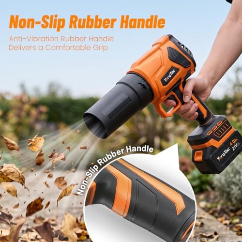 Cordless Leaf Blower, 850CFM Airflow, Handheld & Compact