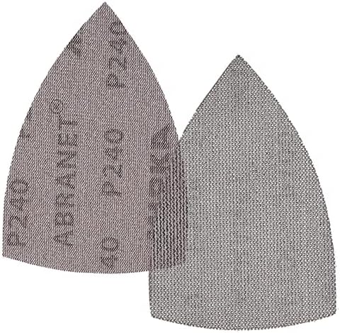 Mirka Abranet Delta Triangle Sanding Discs 4x6x6 inch Grit 240