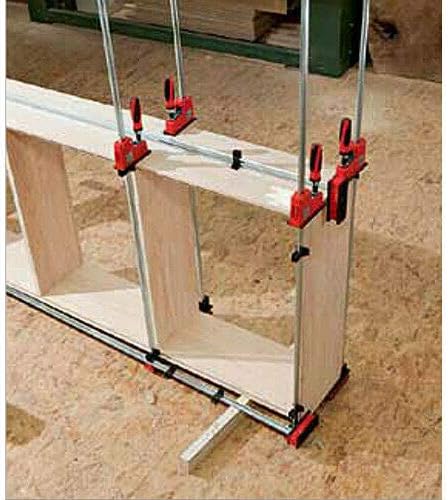 BESSEY KRE3598, 98 In., Parallel Clamp, K Body REVO Series - 1700 lbs Nominal Clamping Force , Spreader, and Woodworking Accessories - Clamps and Tools for Woodworking, Cabinetry, Case Work