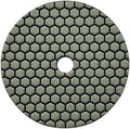 7" Dry Stone & Concrete Polishing Pad, 1.5mm Segment Height, 400 Grit