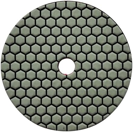 7" Dry Stone & Concrete Polishing Pad, 1.5mm Segment Height, 400 Grit