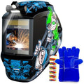 Large Viewing Welding Helmet Auto Darkening Welding Hood with Light