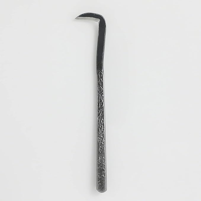 Wazakura Bonsai Scraper Jin Sickle Knife Made in Japan in Carbon Steel, Shari Carving Tool, Japanese Dead Wood and Bark Grafting Cutter