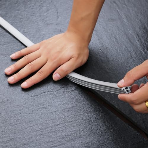 Trial Pack Flexible EPDM Rubber Strip 1/2", 3/4" and 1" (100mm/3.94" Each) for Concrete Crack Repair and Replacement - Weather and Aging Resistant Expansion Joint Filler for Driveways and Sidewalks