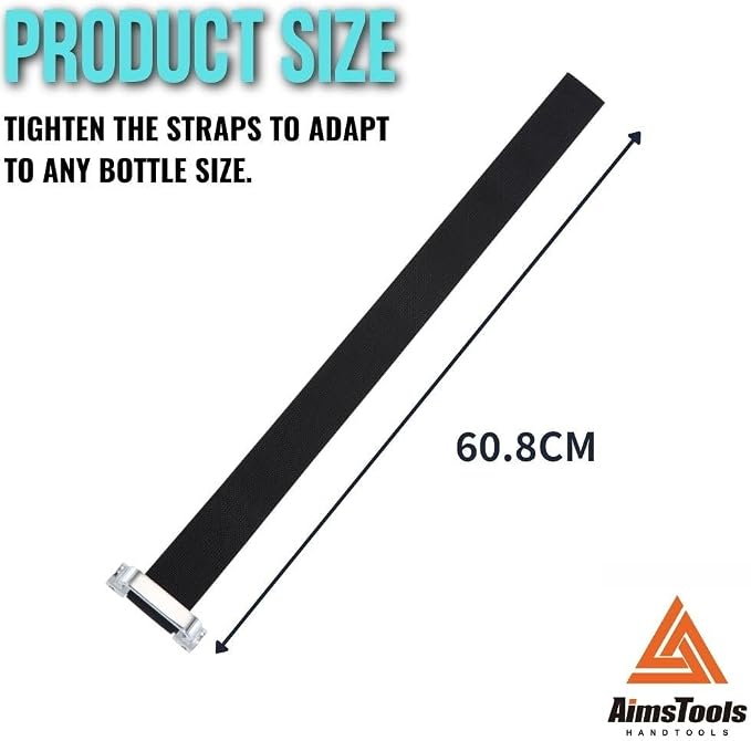 Large Nylon Heavy Duty Strap Oil Filter Wrench Up to 9"(229mm), Fits into Tight Areas, Universal Oil Filter Removal Tool No Slipping for Engine Filters, Conduit, Fittings