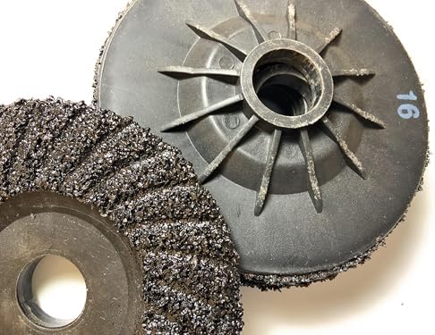 SIGNI 5 Pack SiC Plastic Back Grinding Wheel for Granite/Marble/Concrete and Glasses (7 INCH, 16 GRIT)